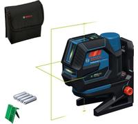 Láser combinador Bosch Professional GCL 12V-50 CG, alcance de hasta 50 metros, tecnología Dual Power, soporte RM 20, incluye baterías y estuche