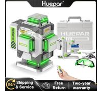 Láser de línea cruzada 4D, 16 líneas, kit completo con batería de 8000 mAh, soporte de pared y control remoto