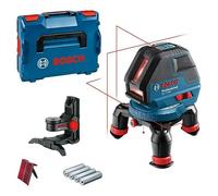 Bosch Professional Nivel láser GLL 3-50 (láser rojo, interior, alcance: 10 m, 4 pilas AA, soporte giratorio, soporte BM1, L-BOXX)