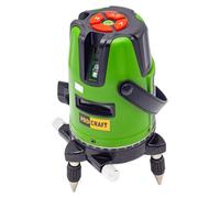 Láser de líneas y líneas cruzadas a batería Procraft LE-3D, 3,7 V, 50 m, verde, autonivelante + batería integrada de 2,0 Ah
