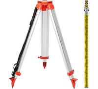 Láser rotatorio, nivel láser, dispositivos de medición láser, cinta métrica de 5 metros, trípode de aluminio de 1,65 metros, láser rotatorio