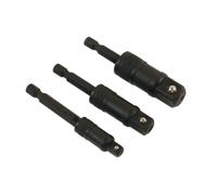 Laser Tools Impacto Rápido Cierre Adaptador Enchufe Juego 75mm 3pc 7778