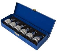 Laser Tools Seguro Chaveta & Toma Estrella Set de Brocas 1.9cmD 6pc 3815