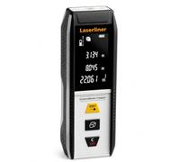 Laserliner DistanceMaster Compact 30 - Telémetro láser (hasta 30 m, medición de Longitud/área/Volumen, medición Continua, Memoria de 50 valores, Incluye Bolsa)
