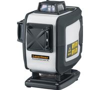 Laserliner PrecisionPlane-Laser 4G Pro, alcance de 60 metros, precisión de 0,15 mm/m, inclinación de 3°, longitud de onda de 515 nm, horizontal/vertical, color verde