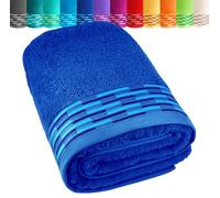 Lashuma Toalla Sauna Hombre Lugano, Toalla Azul - Real Ducha, Toalla Playa 100x200 cm