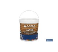 Lasur protector al agua para madera mate incoloro 4 l