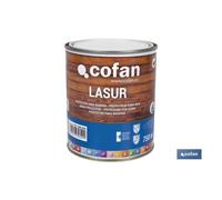 Lasur protector al agua para madera mate incoloro 750 ml