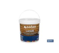 Lasur protector al agua para madera mate teca 4 l