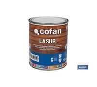 Lasur protector al agua para madera mate teca 750 ml