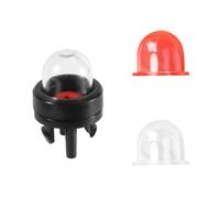 lasuroa 3uds 188-512-1 Bomba Cebado Carburador Presión y Bombilla Cebado, Motores Pequeños Poulan Echo Ryobi Homelite Bolens para Husqvarna Craftsman Desbrozadora Walbro Motosierra(Transparente+Rojo)