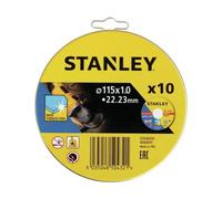 LATA 10 DISCOS INOX 115x1x22 STANLEY