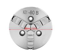 Lathe de Madera Chuck, Accesorios de Torno de Madera Sanou K01-80b 80 Mm de Diámetro 3 - Mandíbula Manual de Autocentring Torso Chuck