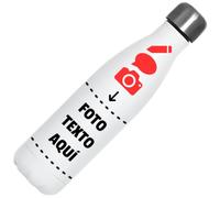 LaTostadora Botella Termica Personalizada - Botella Agua Acero Inoxidable Personalizada - Regalo Personalizado Original Profe Niño