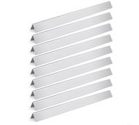 LatoYard 9 placas de calor de acero inoxidable para Weber 400 Series Grill Parts Reemplazo 7121001 7221001 E-420
