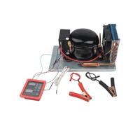 LatoYard BD25HC - Compresor de doble voltaje de 12 a 24 V CC con energía | BD25HC DC 12-24V Compresor de aire para refrigerador con temperatura solar