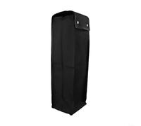 LatoYard Bolsa plegable de tela Oxford para accesorios de barbacoa, organizador de almacenamiento de utensilios para asar al aire libre y camping, 6 x 6 x 20 pulgadas, color negro