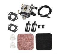LatoYard Carburador de repuesto para podadora STIHL FS80R FS85R FS75 - Compatible con podadora de postes KM80 KM85 HT70 HT75 y recortadora de setos HS75 HL75K, kit de reparación de 12 piezas