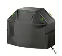 LatoYard Cubierta impermeable para parrilla de barbacoa, tela Oxford 210D, resistente al polvo, con cordón reflectante y correas resistentes al viento para uso en jardín y patio (145 x 61 x 120)
