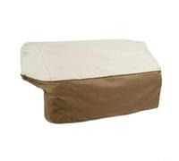 LatoYard Cubierta superior para parrilla al aire libre, beige, café, 420D/600D, Oxford, impermeable, a prueba de polvo, fácil de instalar, 81-94 cm (600D: 94 x 68,5 x 61 cm)