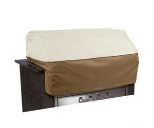 LatoYard Cubierta superior para parrilla al aire libre, café beige, protector de barbacoa Oxford 600D, resistente a la intemperie para patio y jardín, (420D: 81 x 66 x 61 cm)