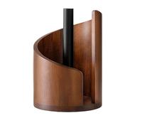 LatoYard Dispensador versátil de pañuelos de madera maciza para sala de estar, elegante soporte de mesa, rollos de papel, herramienta de organización 165 x 26 cm