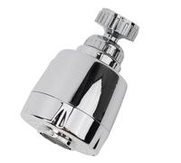 LatoYard Extensor de grifo de cocina flexible, cabezal giratorio para ahorrar agua, adaptador de grifo ABS antisalpicaduras
