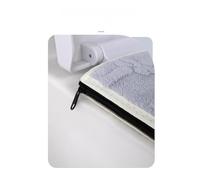 LatoYard Funda de inodoro de terciopelo suave, extra grande de 48 x 40 cm, junta de algodón grueso, lavable, impermeable, con cremallera para baño