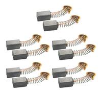 LatoYard Juego de 10 cepillos de carbón para motor eléctrico, 65 x 75 x 135 mm, cepillos de baja chispa con cables, amoladoras angulares