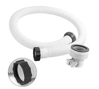 LatoYard Manguera de bomba de piscina climática de 59 pulgadas, manguera de filtro flexible con adaptador B para piscinas sobre el suelo y filtros de arena