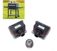 LatoYard Módulo de encendido para parrilla de gas compatible con weber 88826: kit de botón de chispa continua con escudo térmico, encendedor electrónico de 4 terminales para fácil