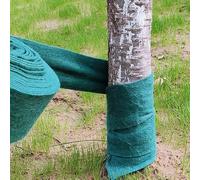 LatoYard Para envoltura de árbol resistente de 16 m, transpirable, protector de heladas, paquete de 2 corteza de fibra vegetal para cinta de protección de invierno y control de animales