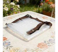LatoYard Película térmica transparente impermeable de 200 x 600 cm para cubierta de aislamiento al aire libre, patio, terraza, muebles y refugio de animales