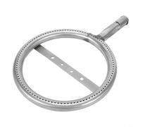 LatoYard Placa redonda de llama de acero inoxidable del tubo 19cm de la hornilla del reemplazo de la parrilla de gas al aire