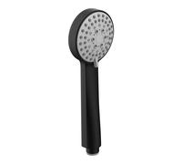 Laufen - Alcachofa de ducha Stella, 3 chorros, negro mate H3619850813311