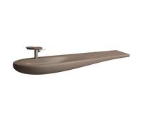 LAUFEN Alessi un lavabo, encastrado, 1 agujero de grifo central, con rebosadero, 1600x500, H8149711881041, Color: Café mate