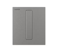 LAUFEN AU103 INEO placa de accionamiento, para urinario, acero inoxidable cepillado, 125x10x145mm, H9091039280001