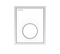 LAUFEN AU106 Placa de accionamiento INEO, para urinario, rasante, incl. marco de acero inoxidable pulido, 107x1x132mm, H9091060000001