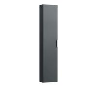 Laufen Base - Armario alto, 165x35x19 cm, 1 puerta, bisagras a la izquierda, gris H4026411102661