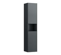 Laufen Base - Armario alto, 165x35x34 cm, 2 puertas, bisagras a la derecha, gris H4027021102661