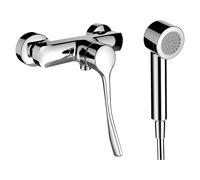 LAUFEN Citypro Grifería de ducha Liberty, vista, 1 consumidor, incl. teleducha y flexo de ducha, HF500952100694
