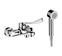 Laufen Citypro - Grifo monomando de bañera con accesorios, cromo HF500962100694