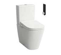 Laufen Cleanet Meda - Bidé electrónico de pie con cerámica, desagüe vario, sin borde, SoftClose, blanco H606110000S002