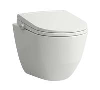 Laufen Cleanet Pro Lite - Bidé electrónico con cerámica, suspendido, sin borde, SoftClose, blanco H614890000S002