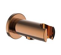 Laufen - Codo de ducha con soporte, oro rosa HF504778465000