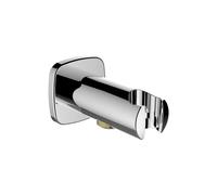 Laufen - Conexión de manguera de ducha con soporte de ducha de pared City 1/2", cromo HF504773100000