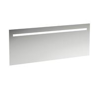 LAUFEN espejo Leelo con iluminación LED horizontal integrada, marco de aluminio, 1800 mm, versión para interruptor de luz externa, H4477019501441