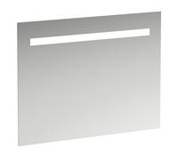 LAUFEN espejo Leelo con iluminación LED horizontal integrada, marco de aluminio, 900 mm, versión para interruptor de luz externa, H4476519501441