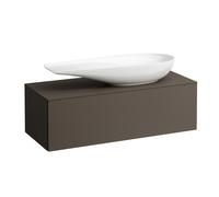 LAUFEN Il Bagno Alessi cajonera, recorte derecho, 120x50x37cm, para WT bowl H81897 4, H4303230974291, Color: marrón oscuro
