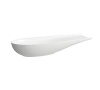 LAUFEN Il Bagno Alessi lavabo bol, sin rebosadero, 100x38cm, incl. válvula de desagüe, H8189747571121, Color: Blanco Mate